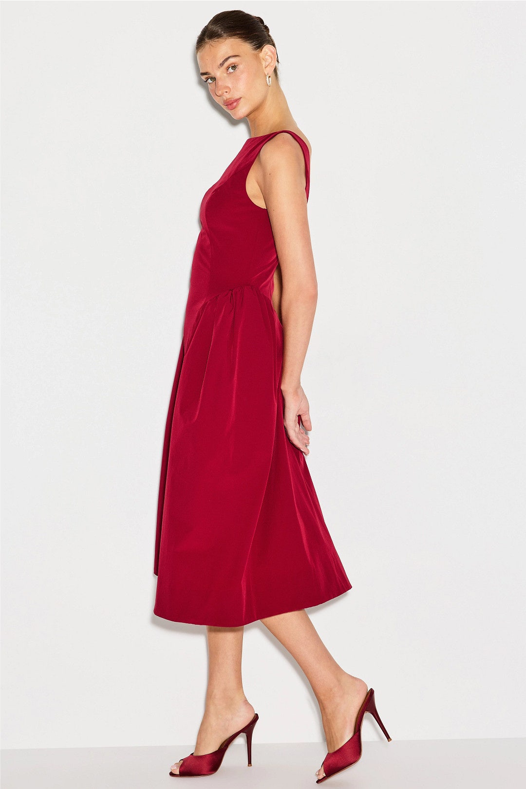 Boat Neck Midi Dress by Jewel x Badgley Mischka 1
