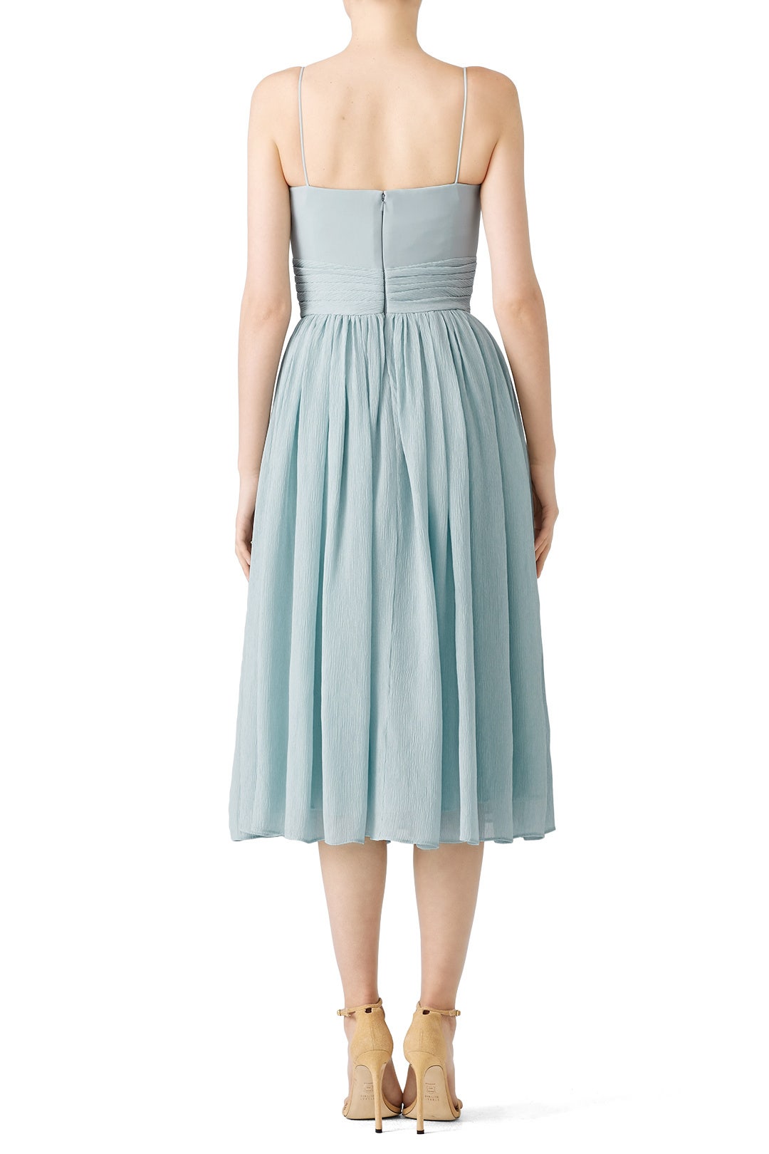 Blue Knotted Midi Dress by ADEAM 1