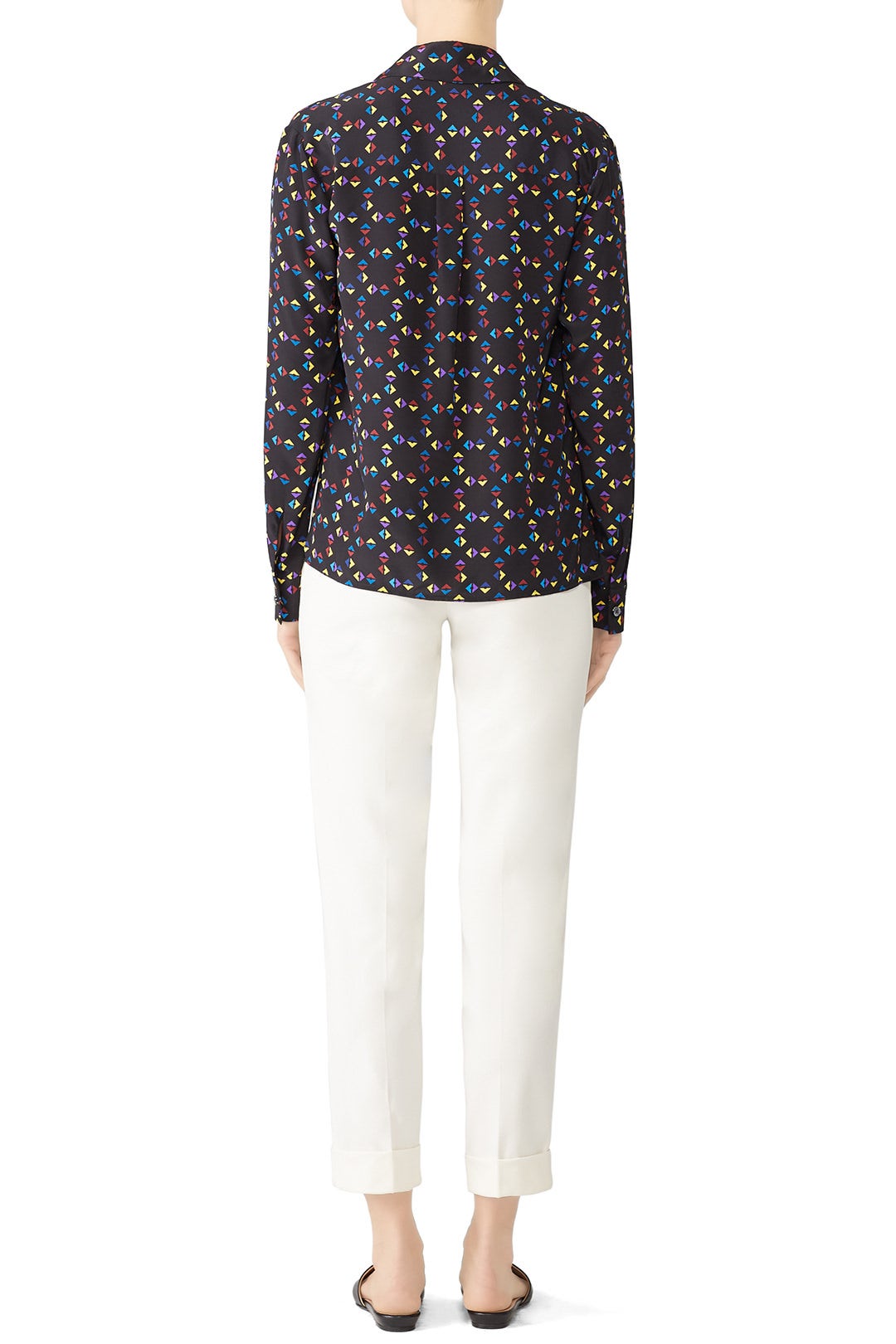 Collared Drape Blouse by DEREK LAM 2