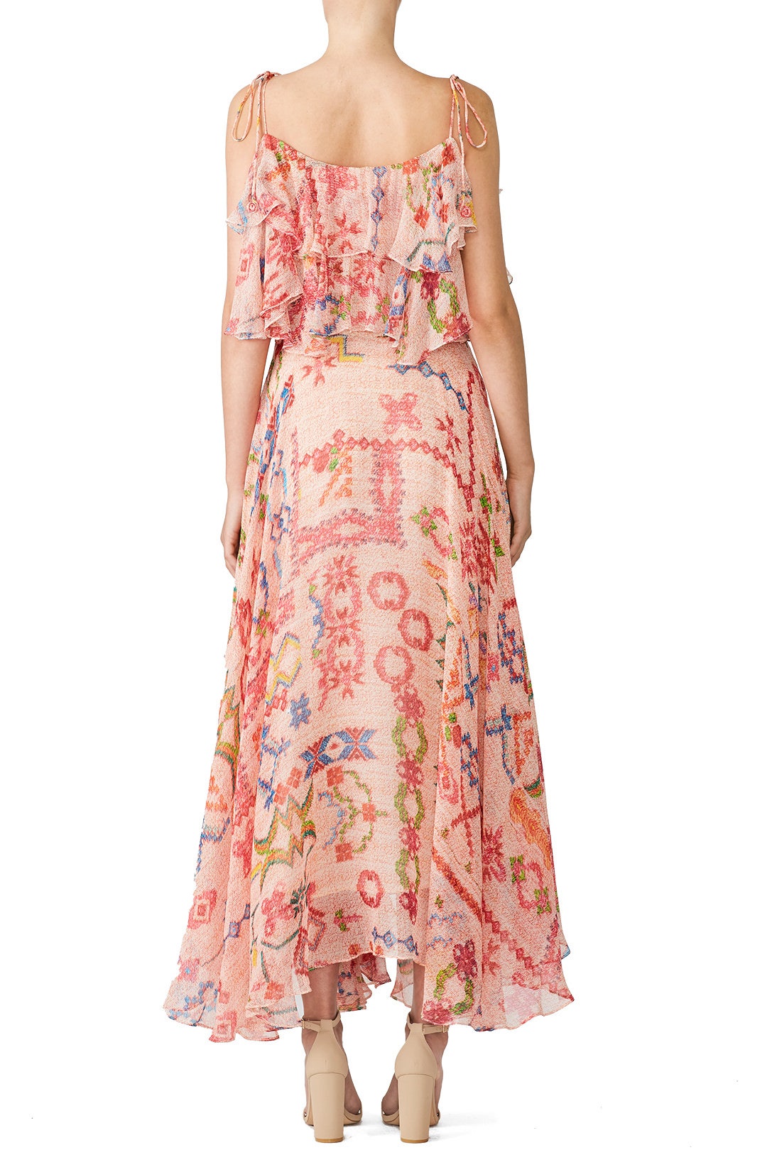 Peach Enna Maxi by Hemant & Nandita 1