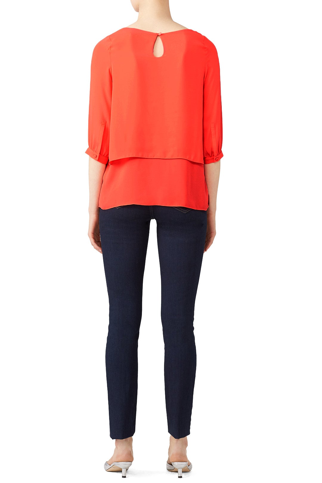 Coral Tiered Top by Paper Crown 2