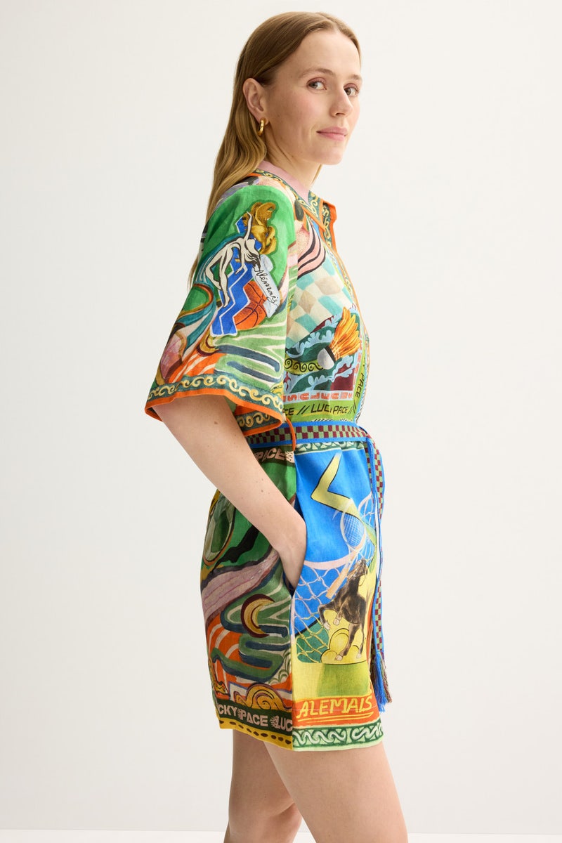 Lucky Pace Mini Dress by ALÉMAIS - Photo 1