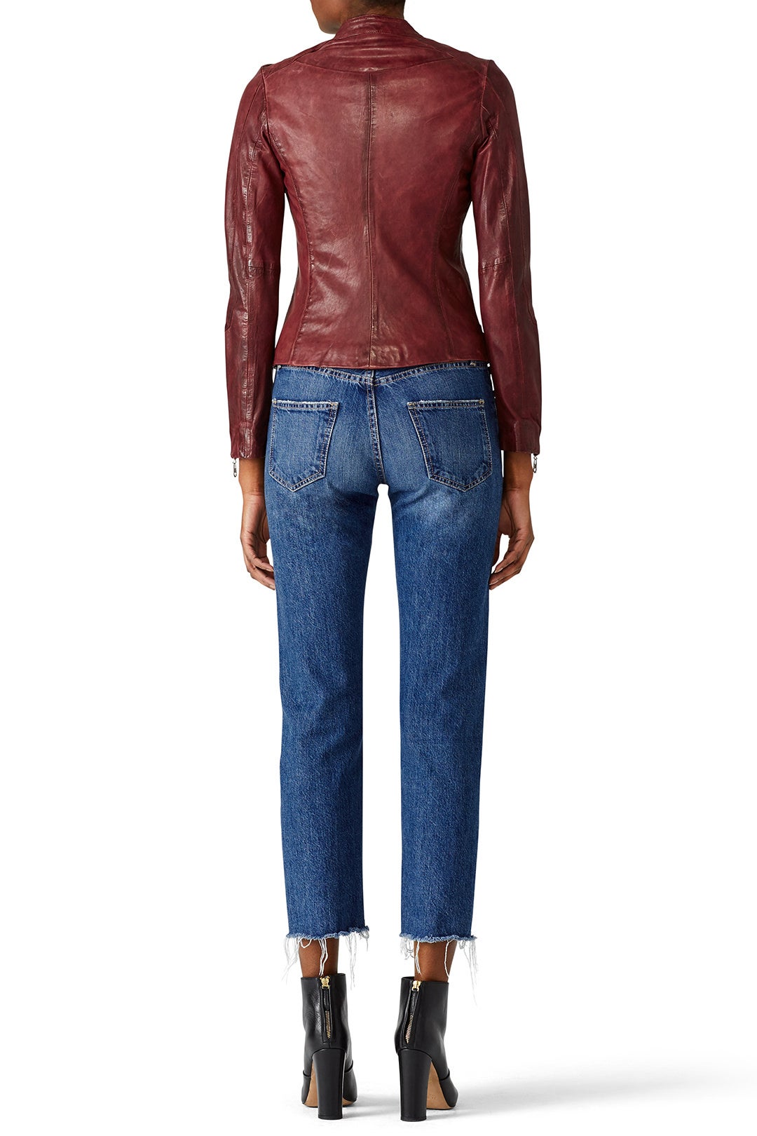 Borgogna Leather Jacket by DOMA 1