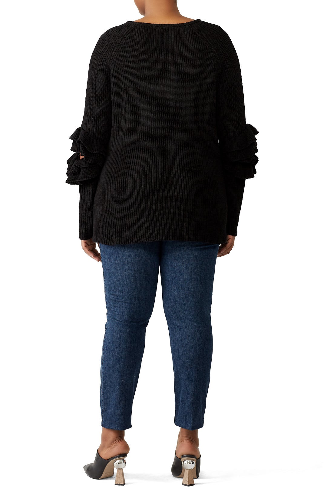 Ruffled Cutout Sweater by ELOQUII 2