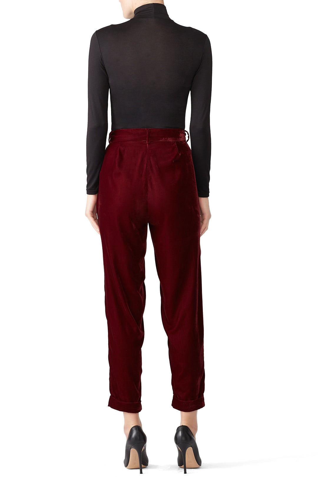 Slim Velvet Trousers by PatBO 1