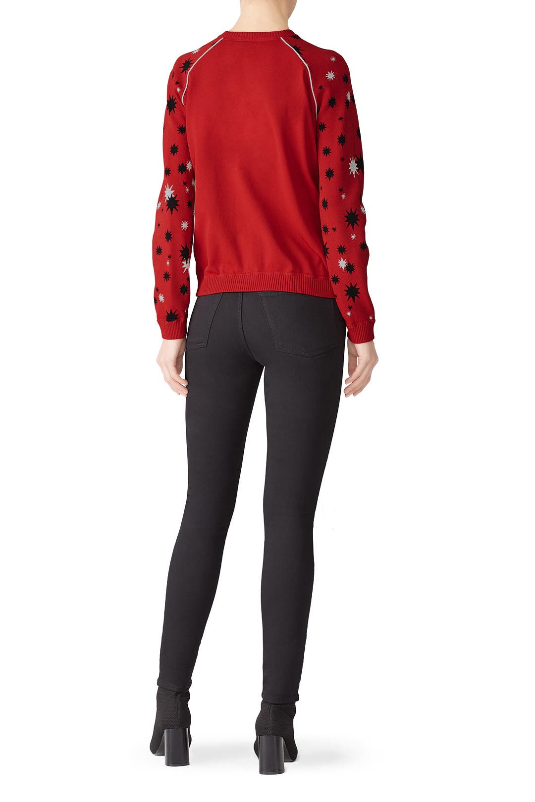 Red Star Printed Sweater by RED Valentino | Rent the Runway