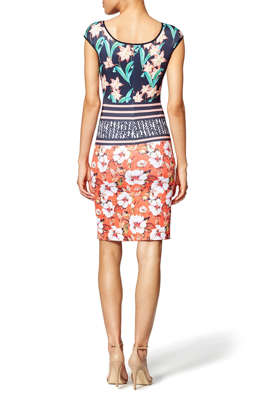 Floral Sunrise Sheath by Clover Canyon 2