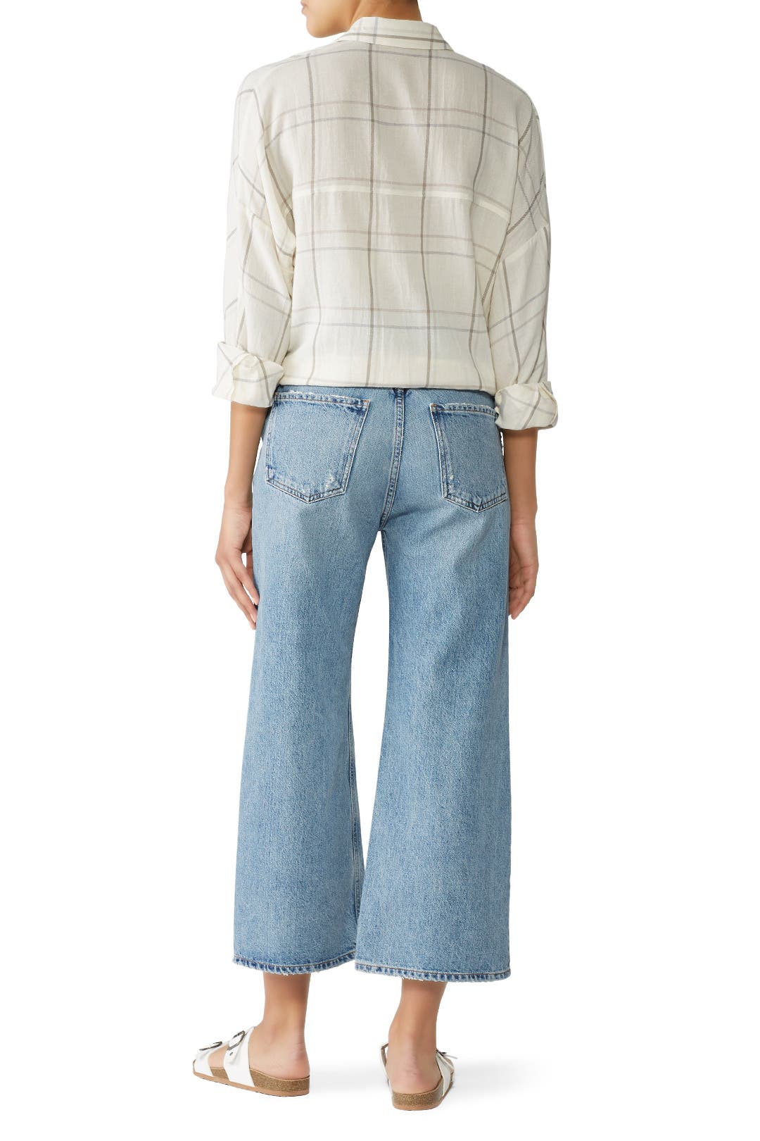 パンツ L'Appartement CITIZENS OF HUMANITY DENIM Citizens of Humanity Brynn Drawstring Wide-Leg Jeans | Saks