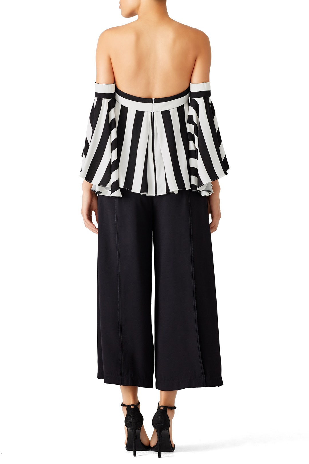 Stripe Print Rosa Top by Milly 2