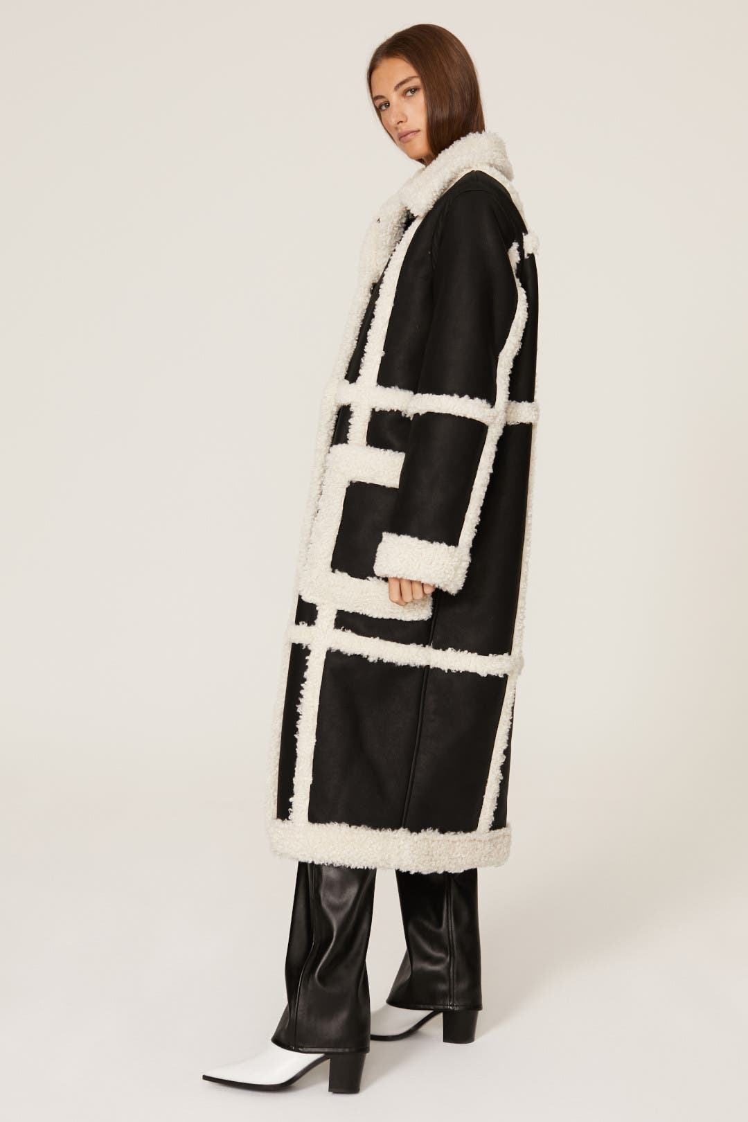 Patrice Faux Leather Coat by Stand Studio | Rent the Runway