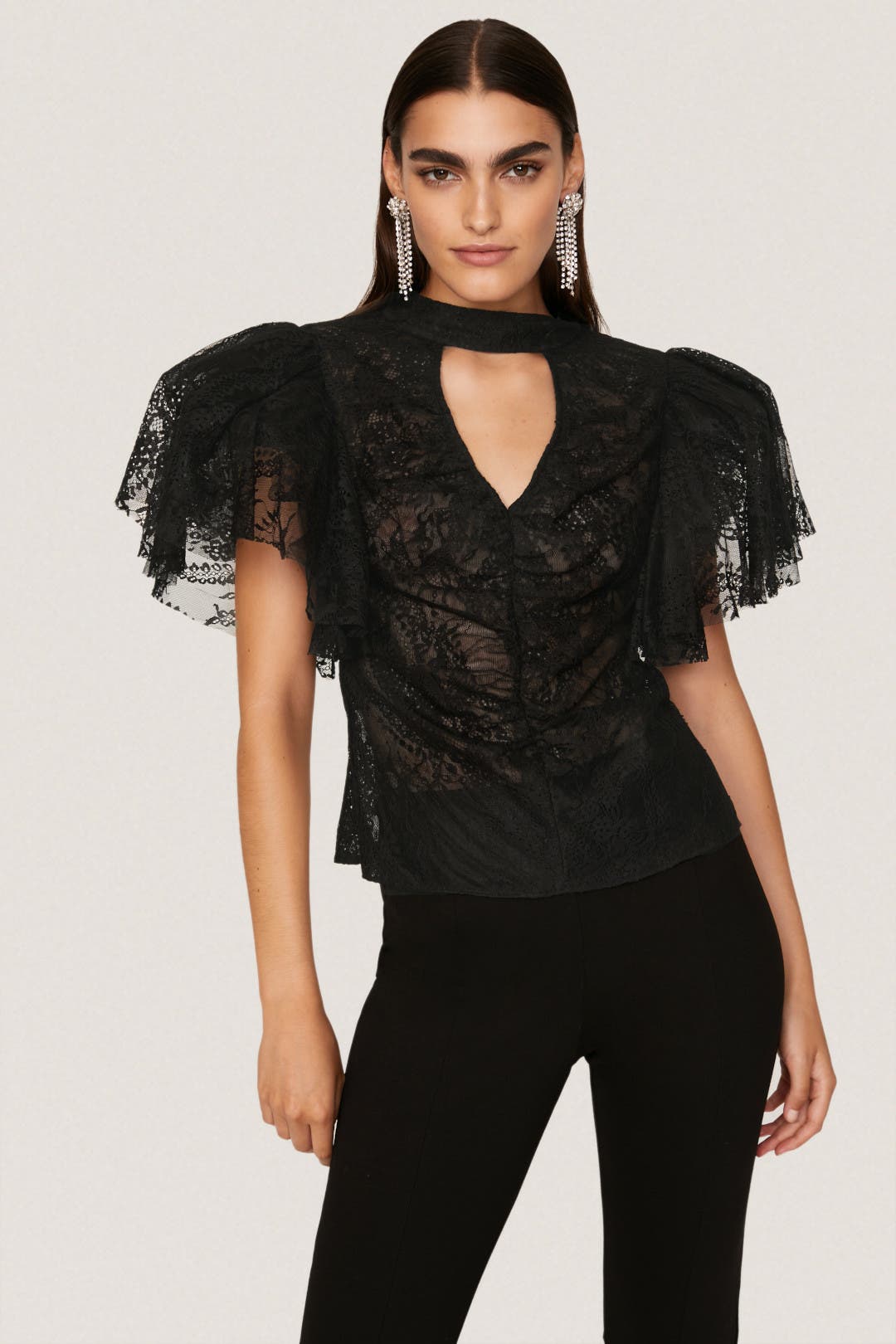 LACE TOP SET ROMPERS　Мsize Into The Lace Romper - White | Fashion Nova