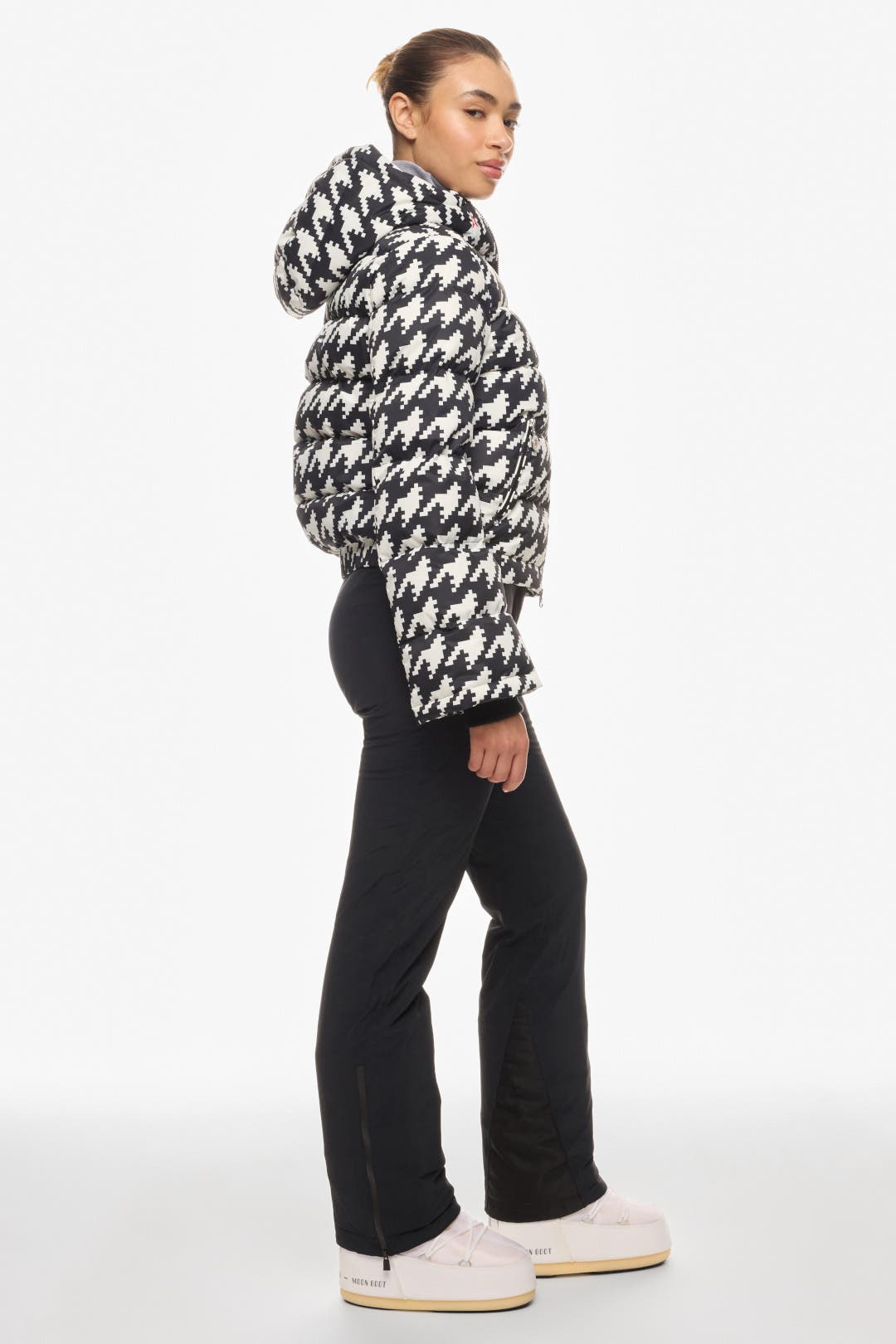 ジャケット・アウター PHENOMENON HOUNDSTOOTH STAND COLLAR JKT PHENOMENON].HOUNDSTOOTH STAND COLLAR JKT ブラック - ブラック