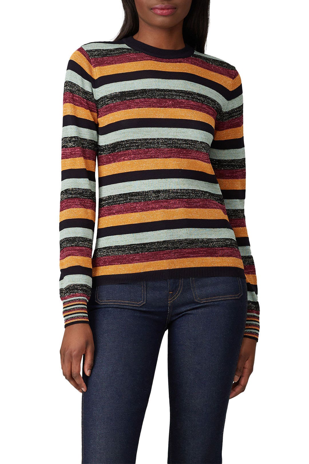Multi Lurex Striped Pullover by Scotch & Soda 2