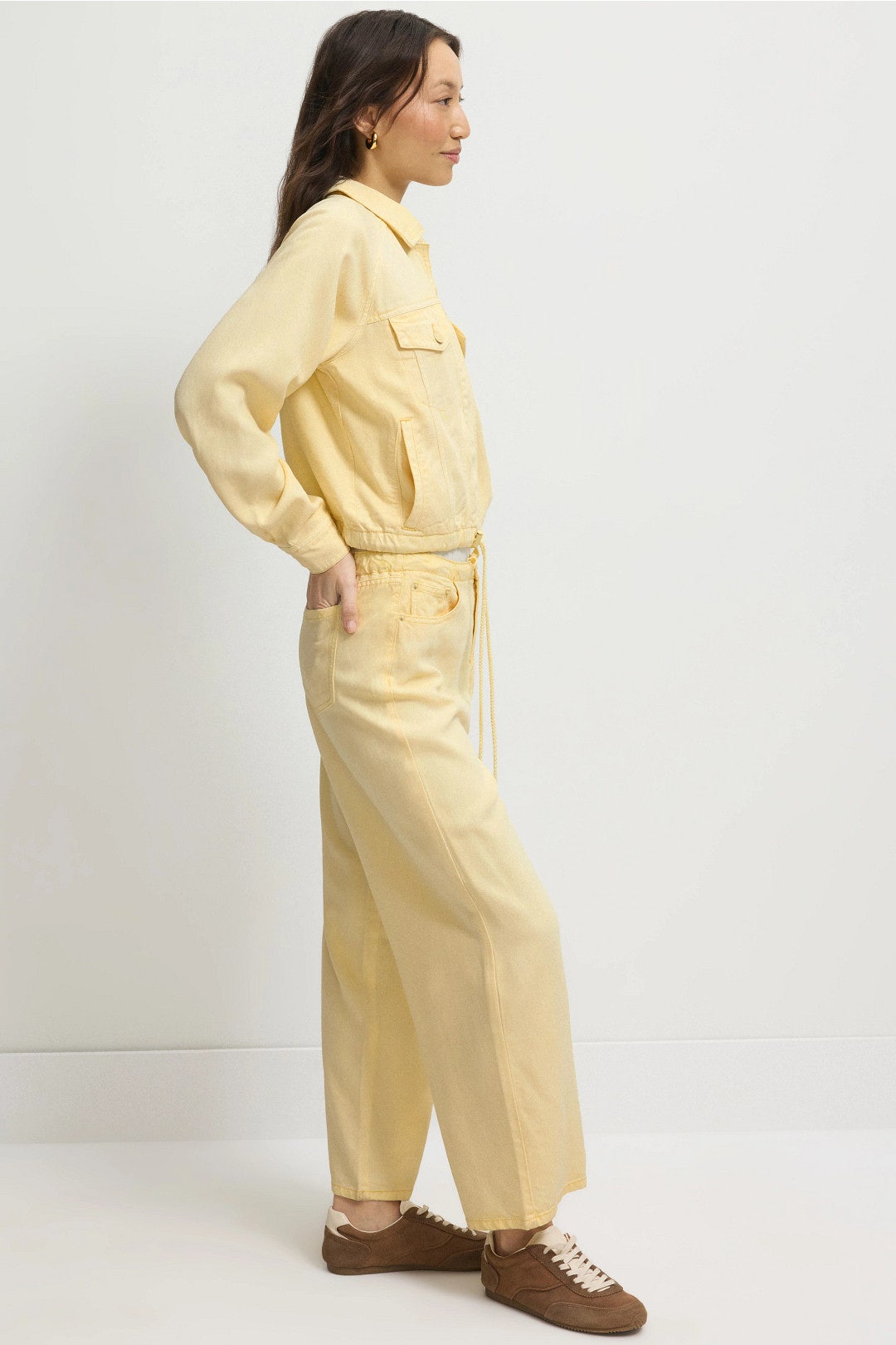 Yellow Lounge Denim Jacket by Splendid 1