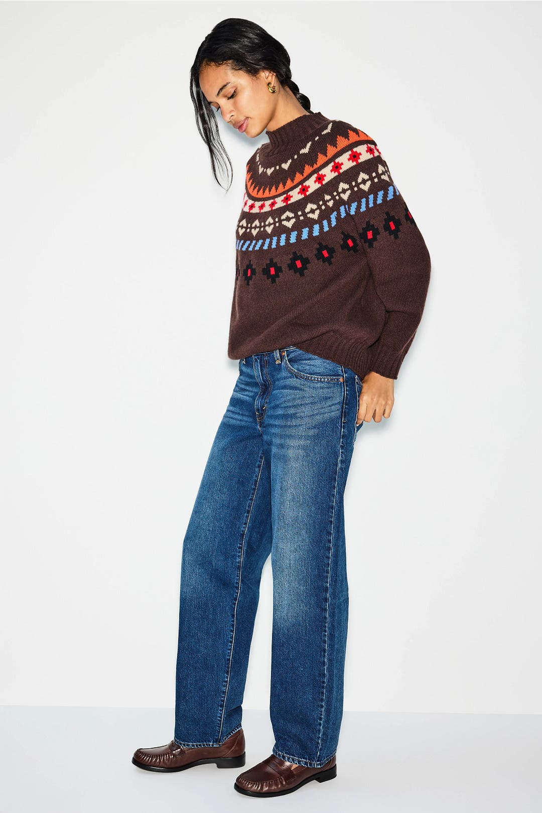 Hardy Fairisle Crewneck Sweater by Weekend Max Mara | Rent the Runway