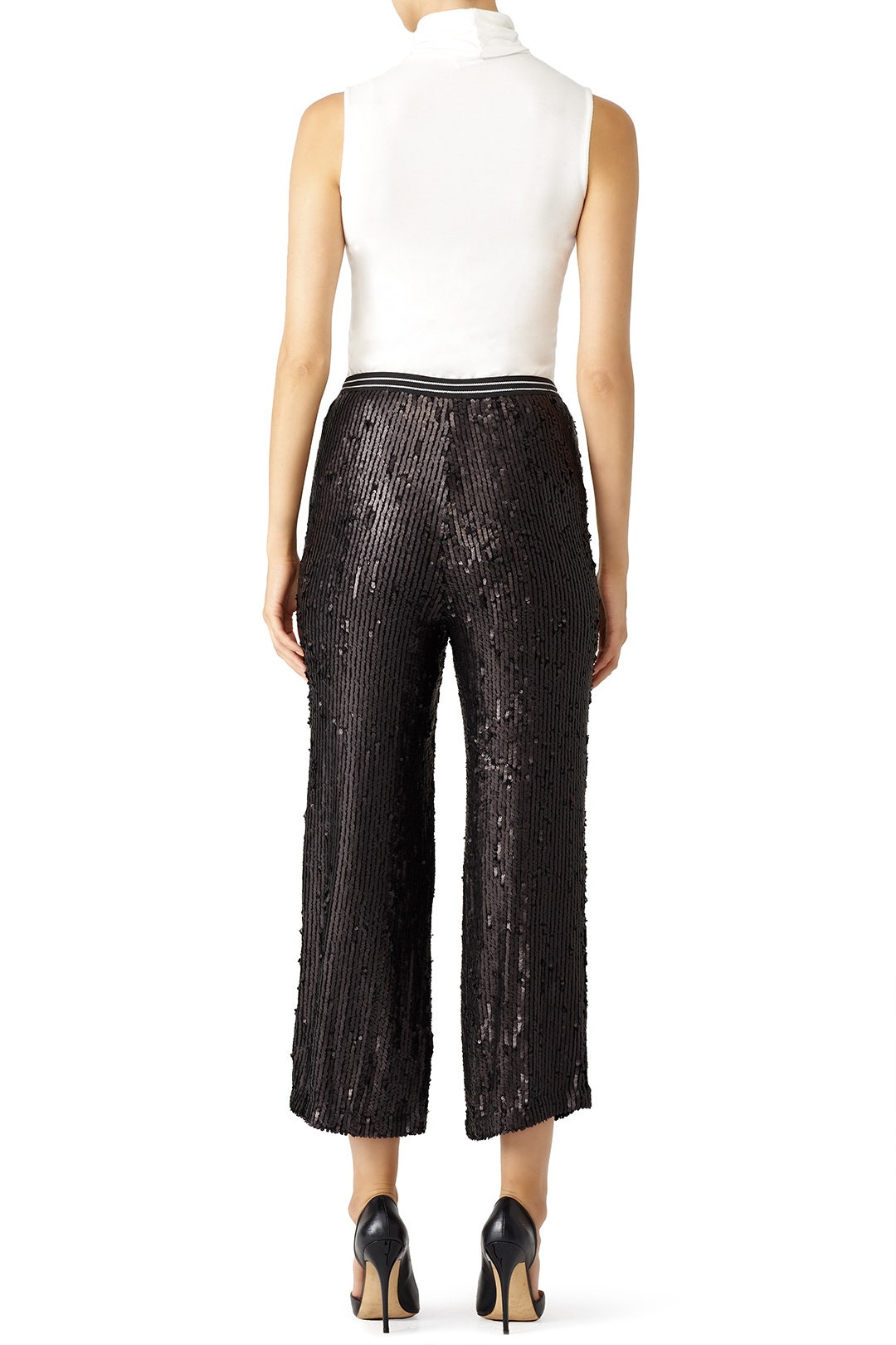 Black Just A Dreamer Sequin Pants by Free People 1