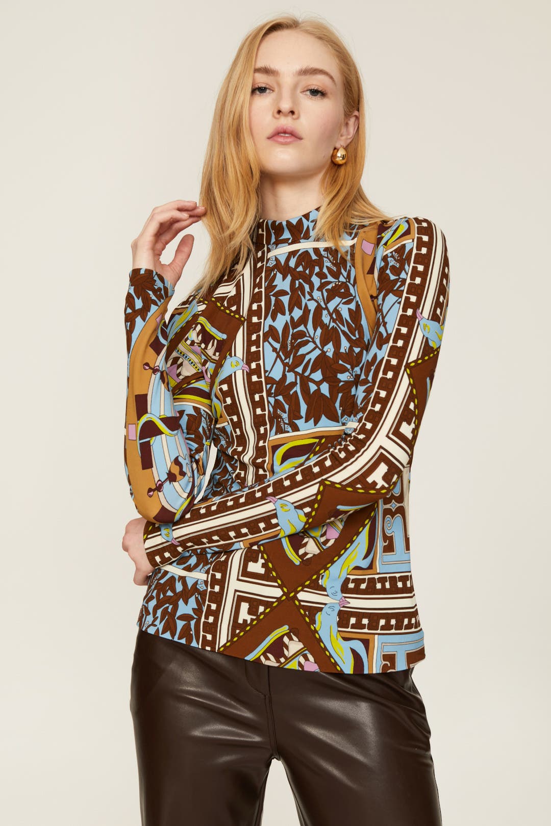 Geometric Garden Top by Tory Burch | Rent the Runway
