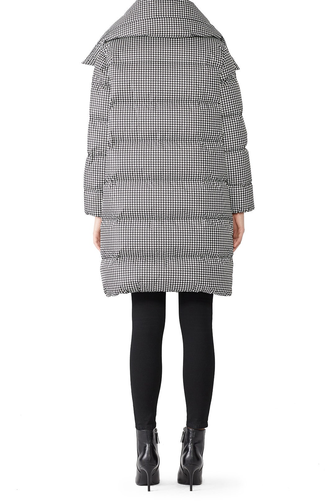 Houndstooth Big Puffa Jacket by Bacon 1