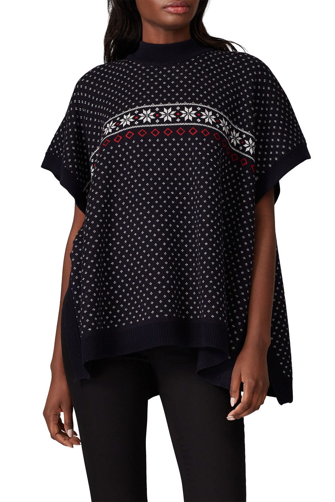 Fair Isle Poncho by Draper James 2