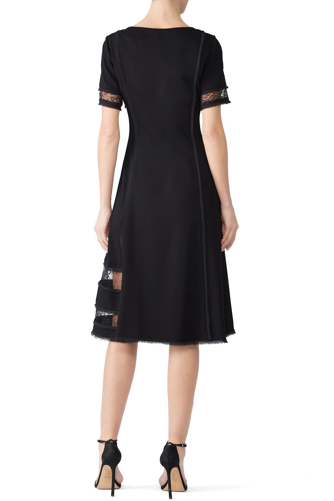 Black Lace Panel Dress by Jason Wu Collection 1