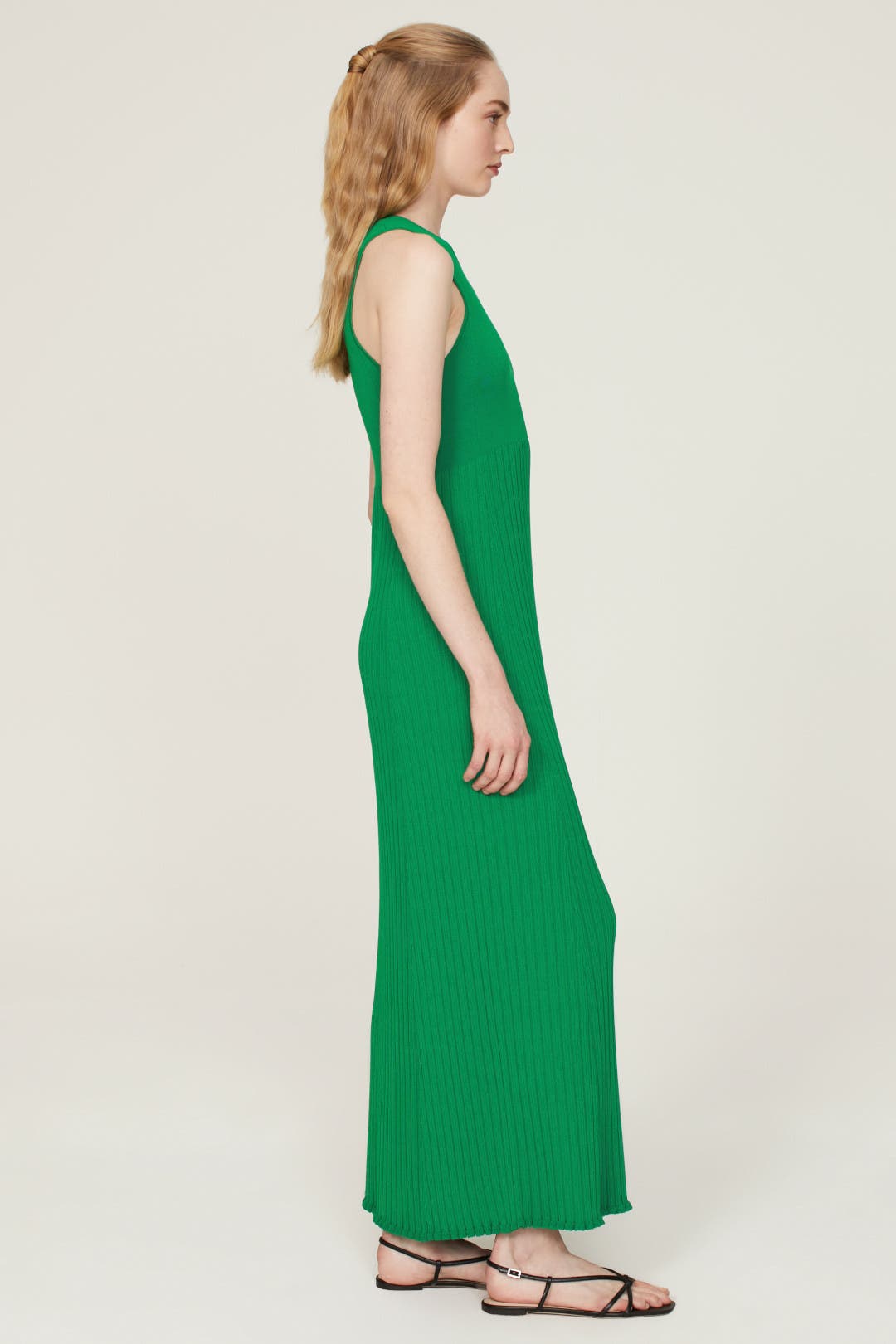 NKNIT macrame 2WAY dress グリーン NKNIT macrame 2WAY dress