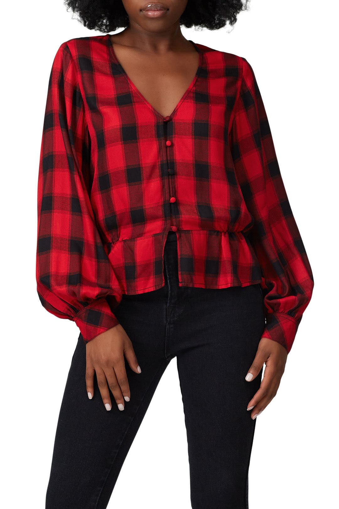 Jasper Button Front Blouse by Sanctuary 1
