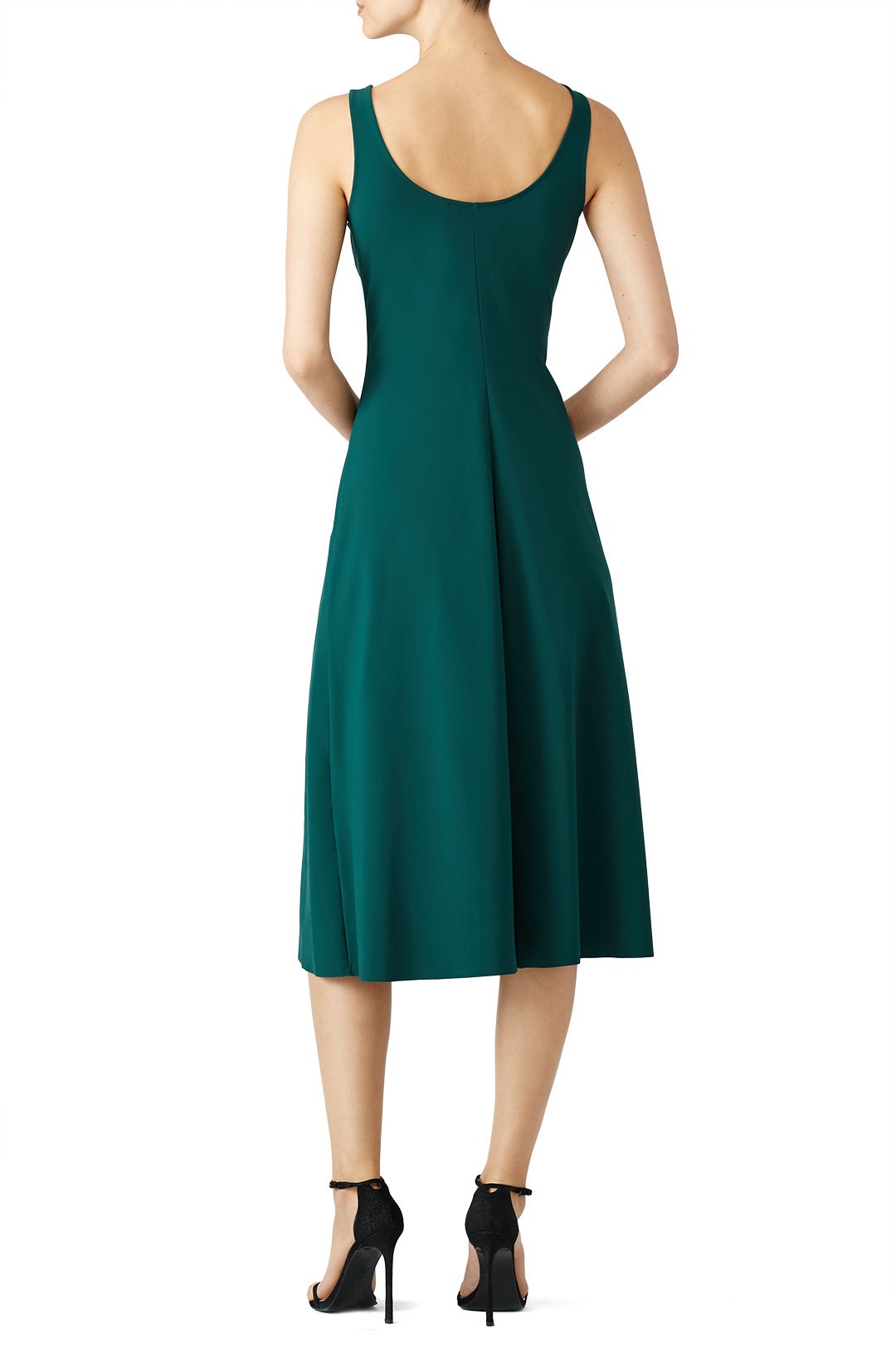 Dark Green Monola Dress by Theory | Rent the Runway