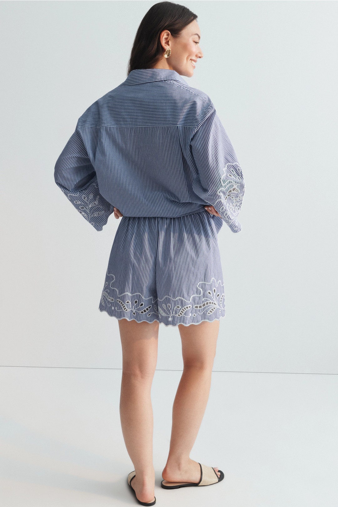 Darcy Embroidered Shorts by Fifteen Twenty 2