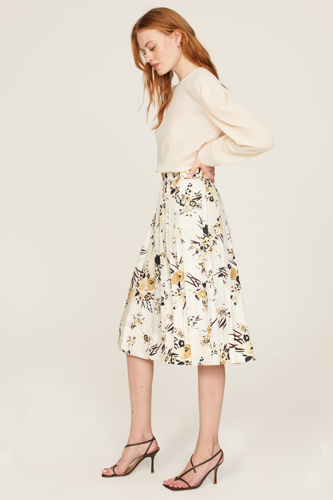 Silk Pleated Skirt by Tory Burch | Rent the Runway