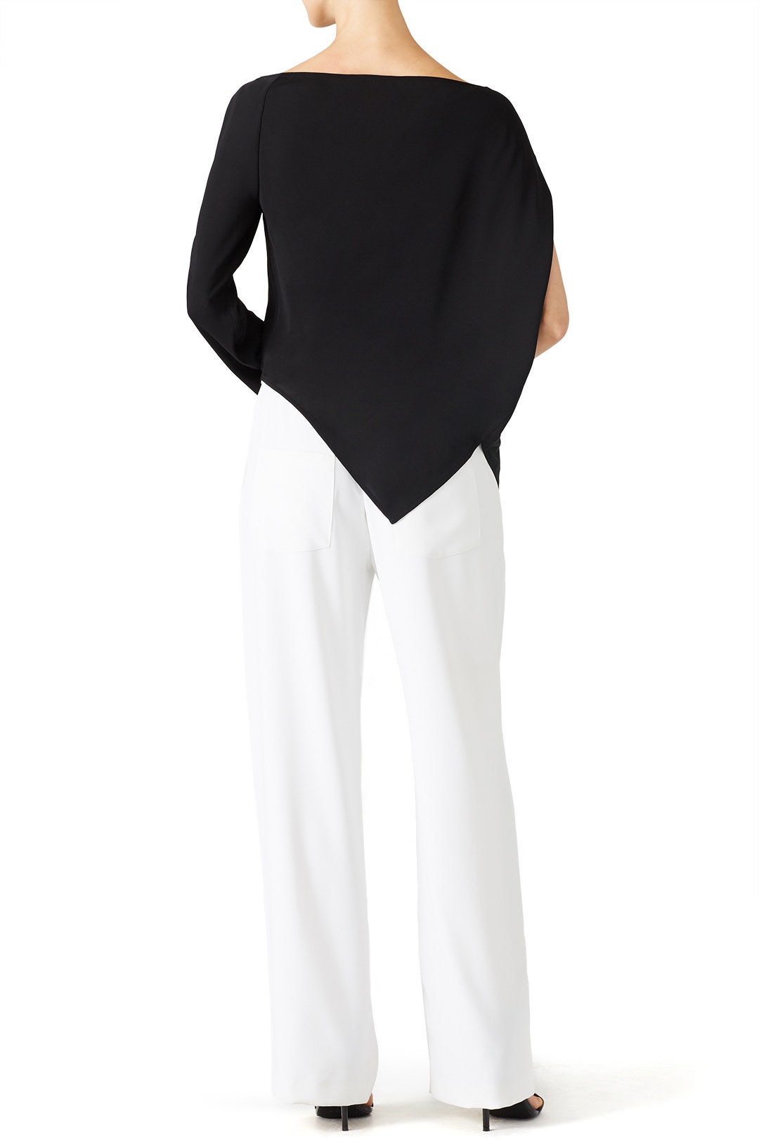 Black Single Sleeve Top by KAUFMANFRANCO 2