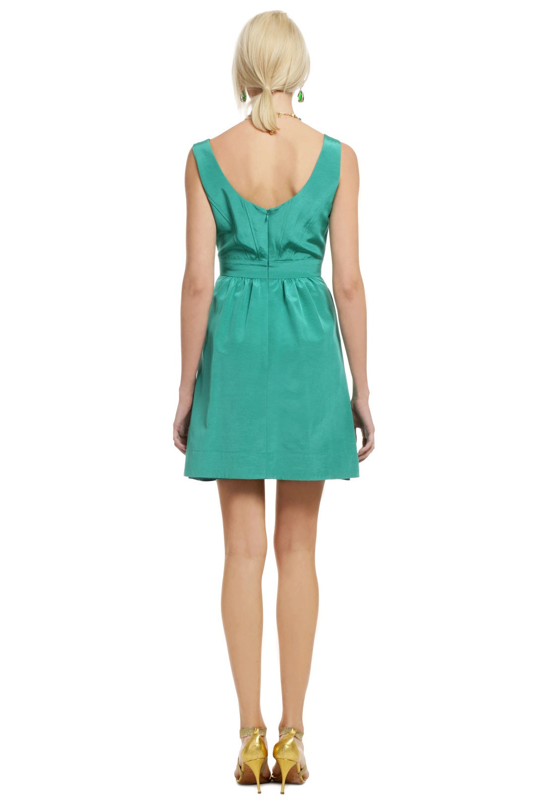 Teal Pearl of Wisdom Dress by Shoshanna 1