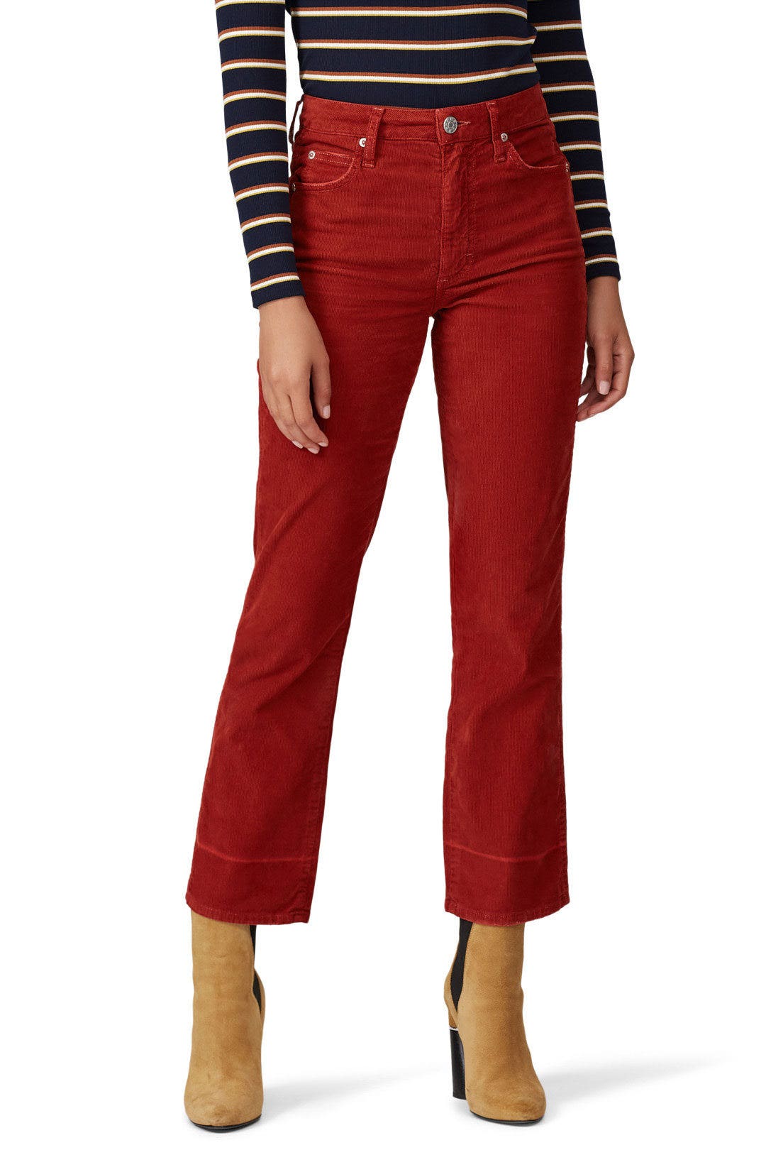 Bella Corduroy High Rise Pants by AMO 2