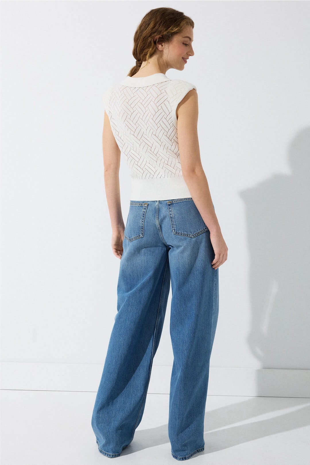 Sleeveless Collared Top by Hudson 2