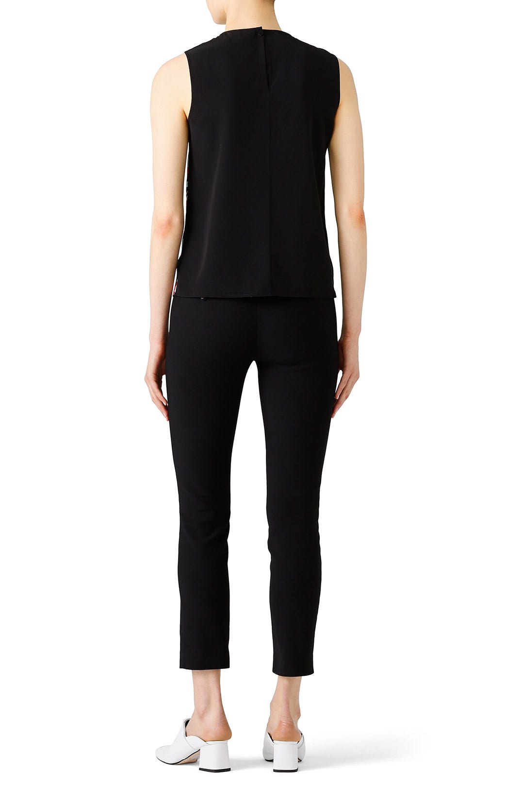 Walden Black Sleeveless Top by Diane von Furstenberg 2