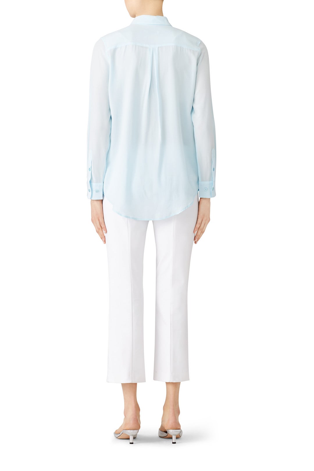 Blue Essential Button Down by Equipment 2