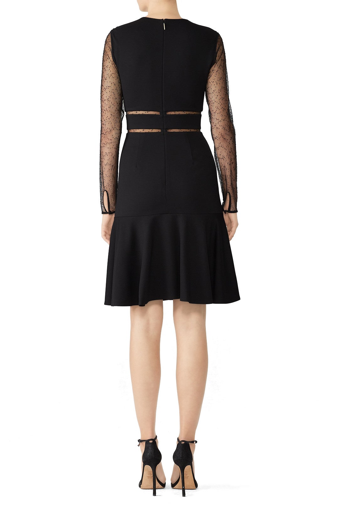 Black Mesh Panels Dress by Jason Wu Collection 2