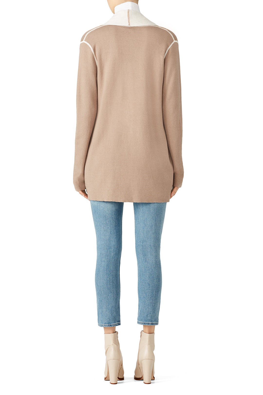 Two Tone Cardigan by Michael Stars 1