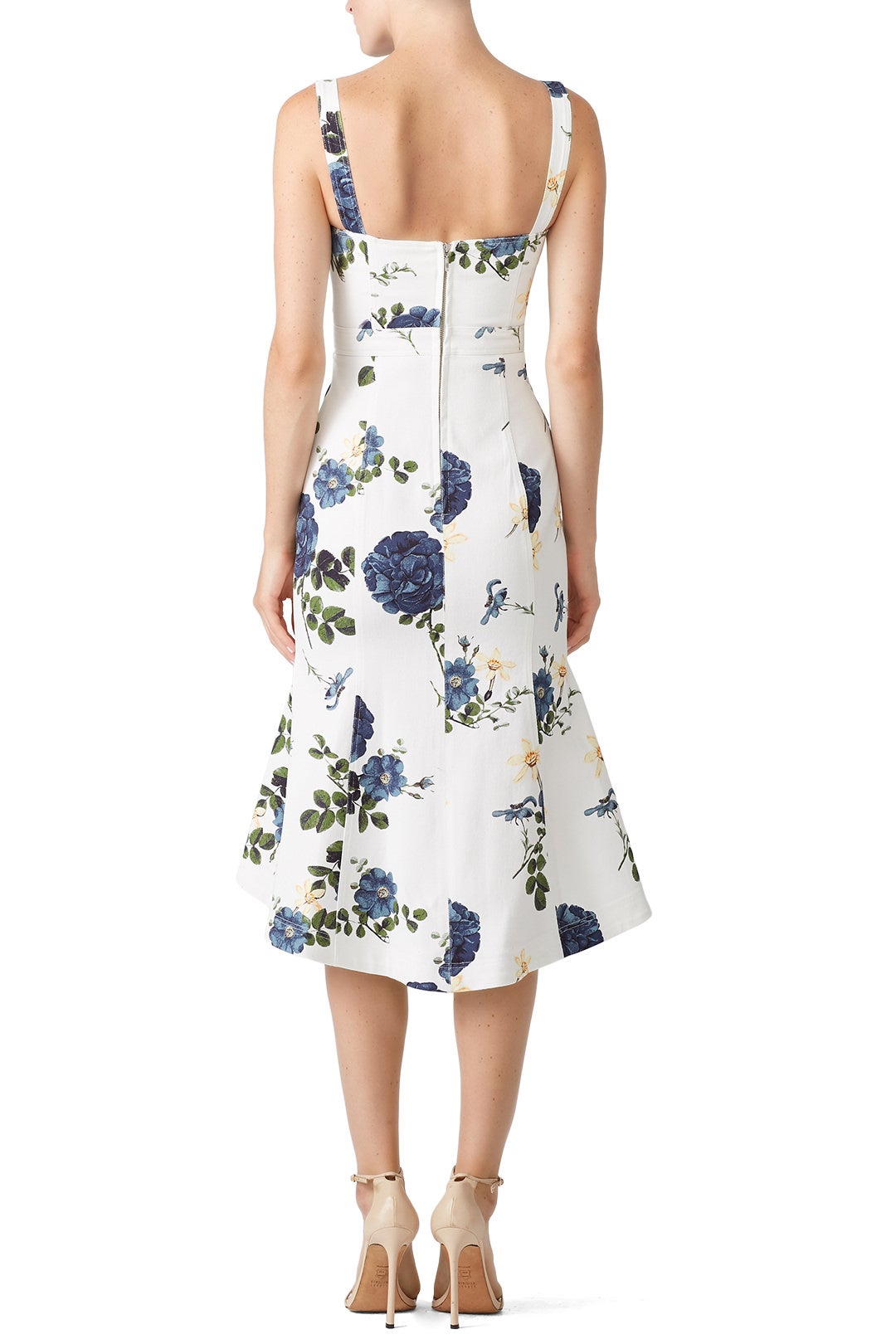 Denim Rose Flare Dress by Nicholas 1