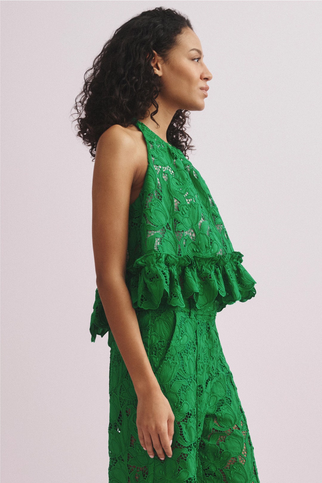 Mika Lace Halter Top by AKNVAS 1