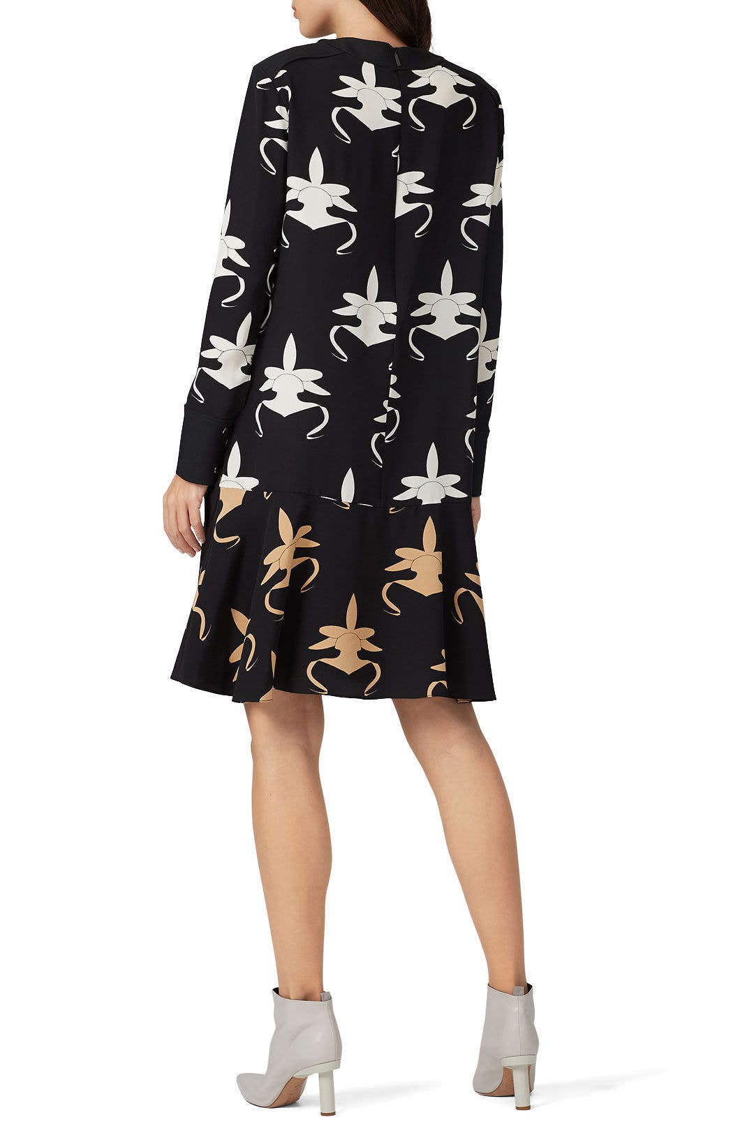 Yoked Drop Waist Dress by Tibi 1