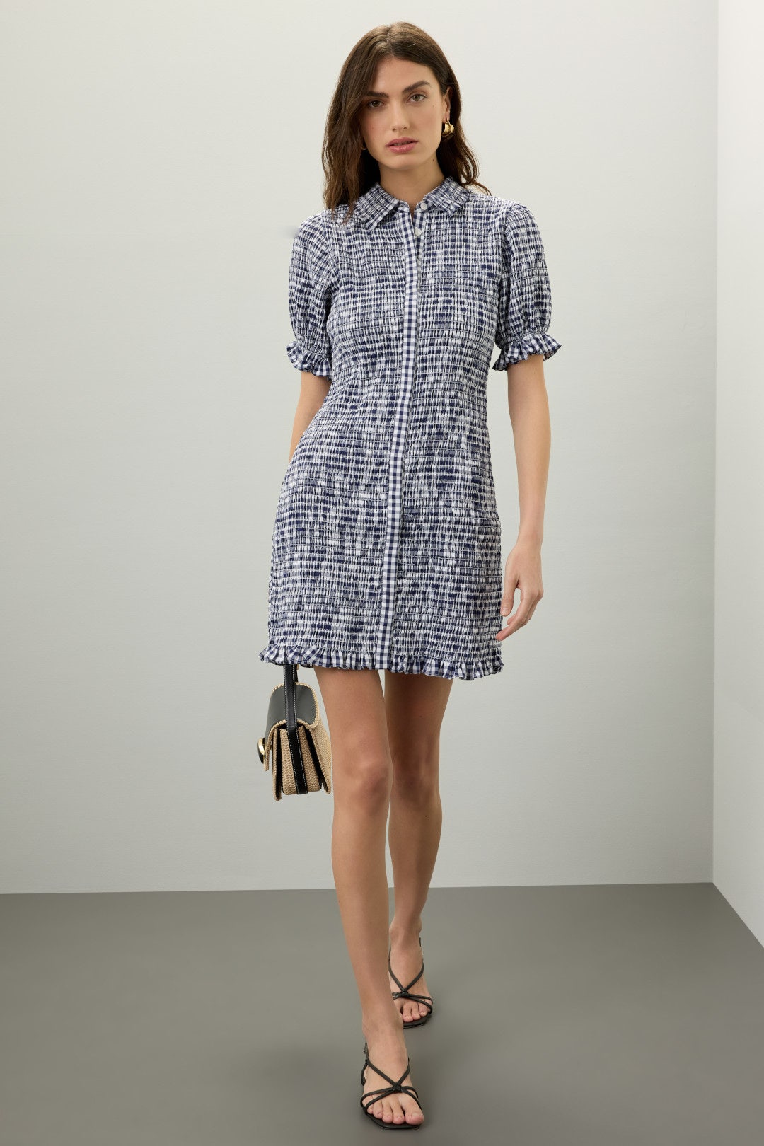 Smocked Gingham Dress by Jason Wu x RTR 1