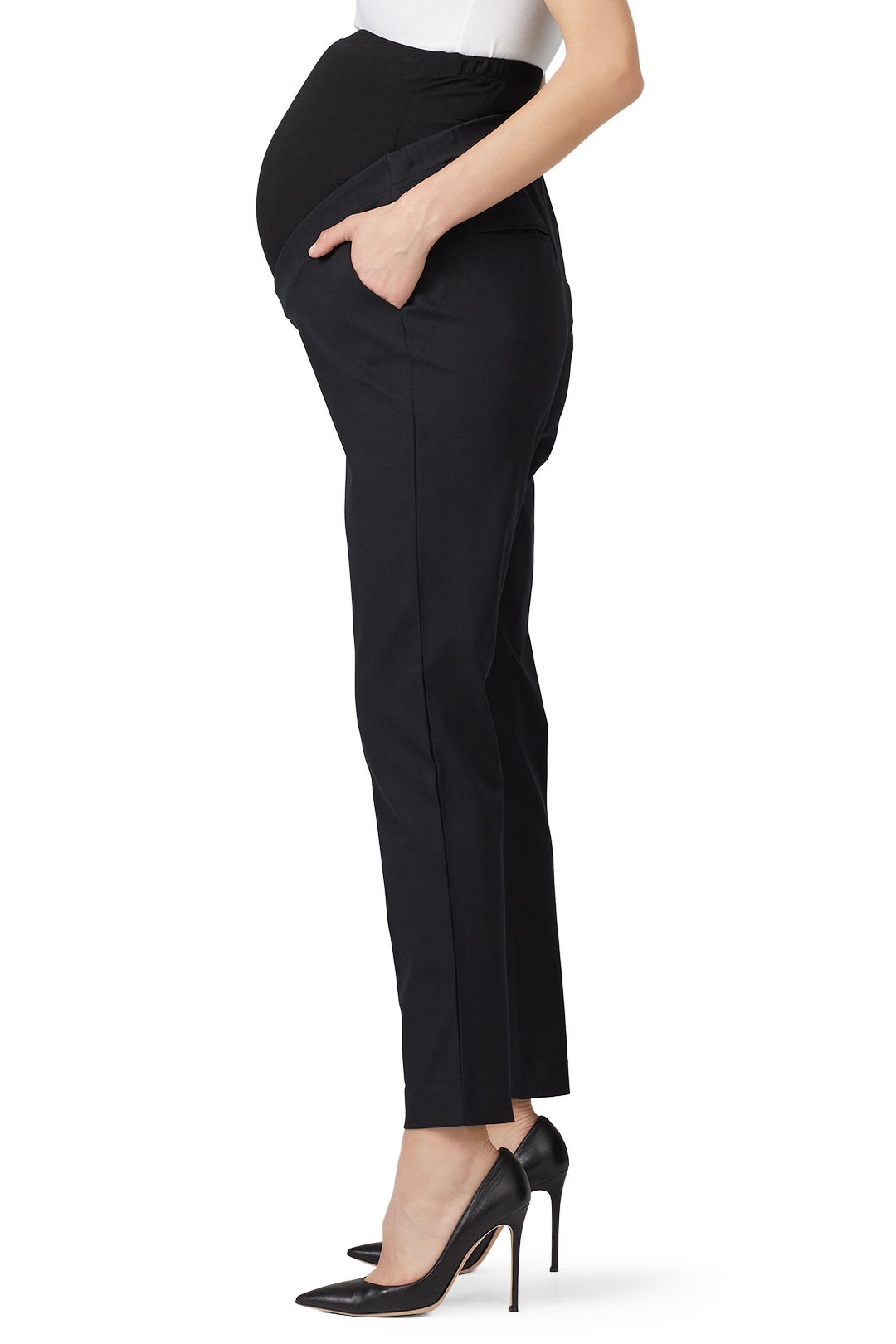 Natalie Over The Belly Maternity Work Pants by NOM Maternity 2