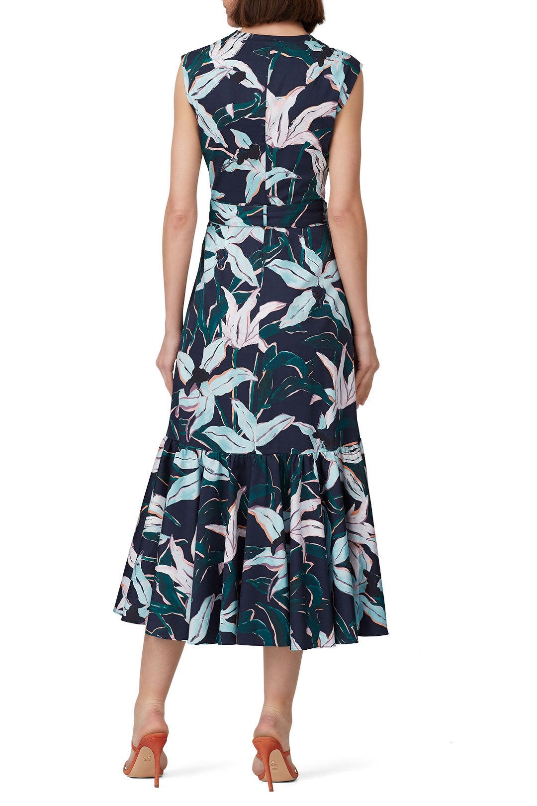 Bloom Print Wrap Dress by Tory Burch 1