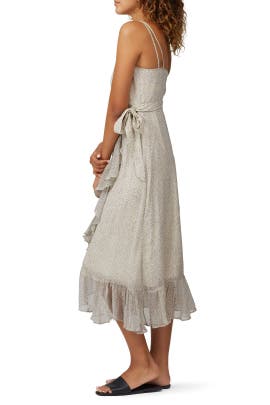 tian bandeau maxi dress