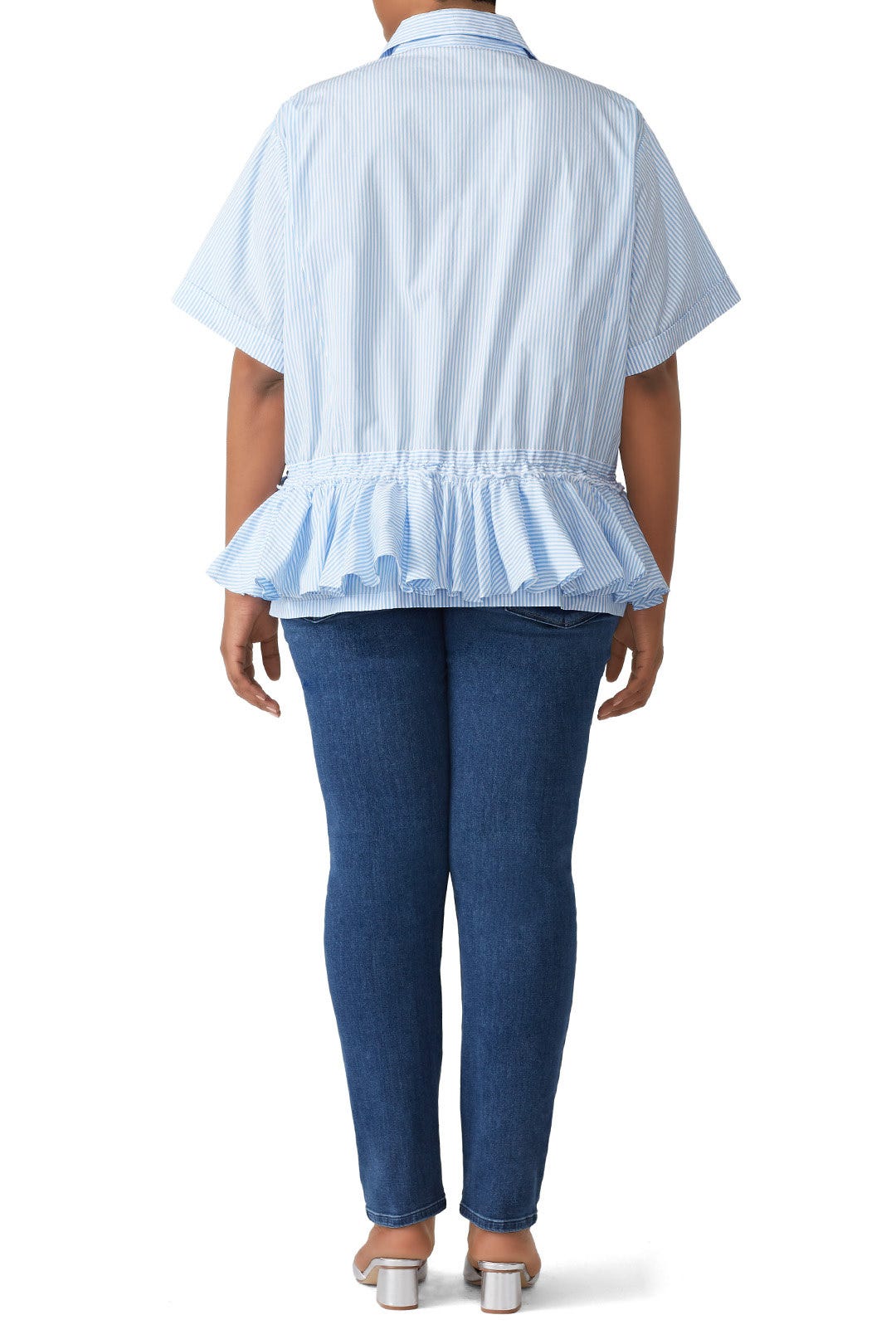 Blue Striped Cabana Shirt by Tome 5