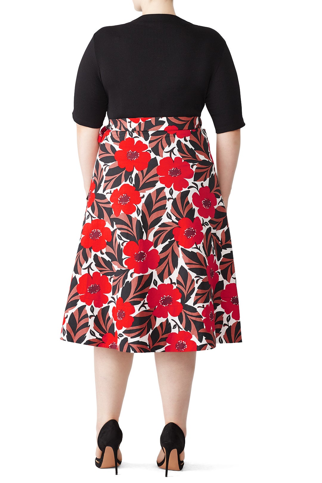 Poppy Field Wrap Skirt by kate spade new york 4
