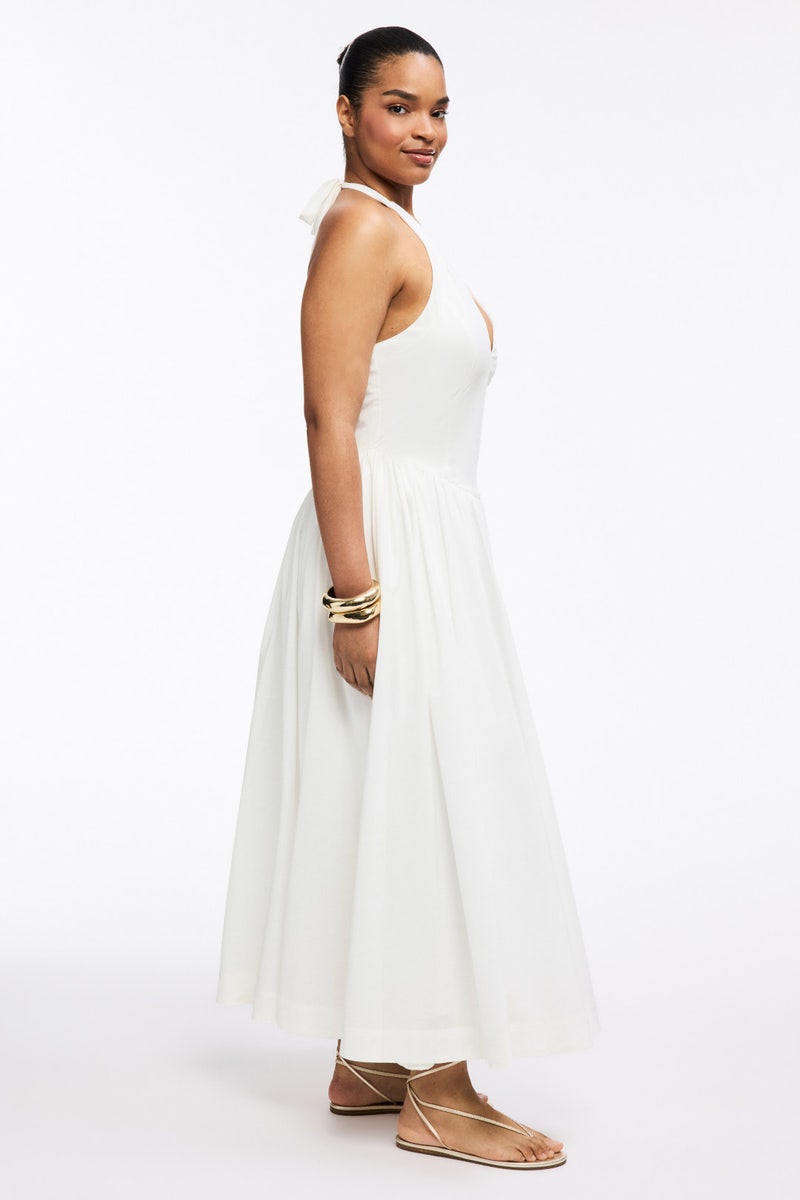 V-Neck Halter Dress by Jewel x Badgley Mischka - Photo 6