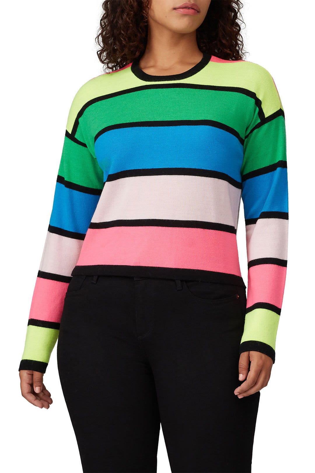 Multi Combo Stripe Sweater by Threads of PRVLG 6