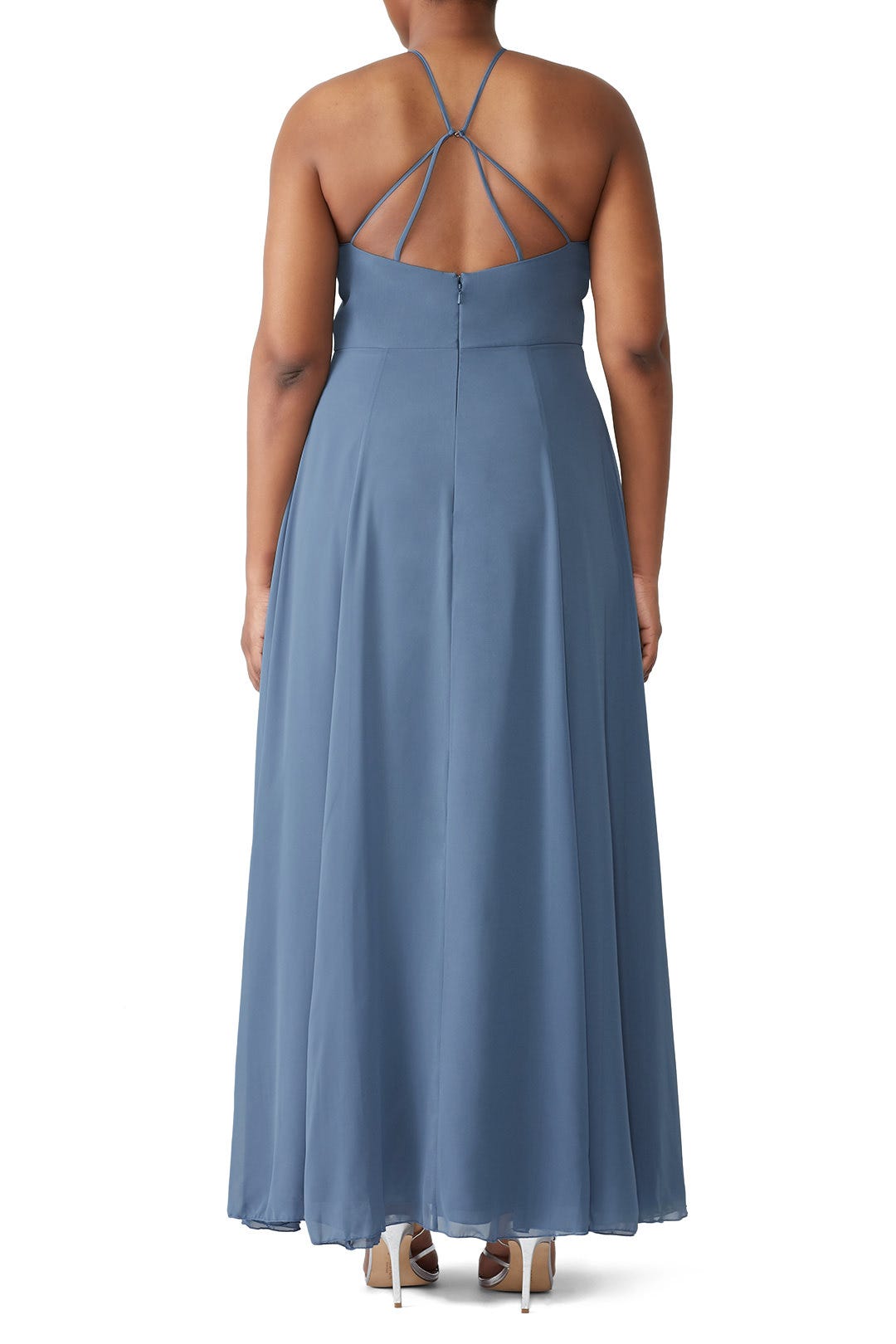 Slate Blue Kayla Gown by Jenny Yoo 5