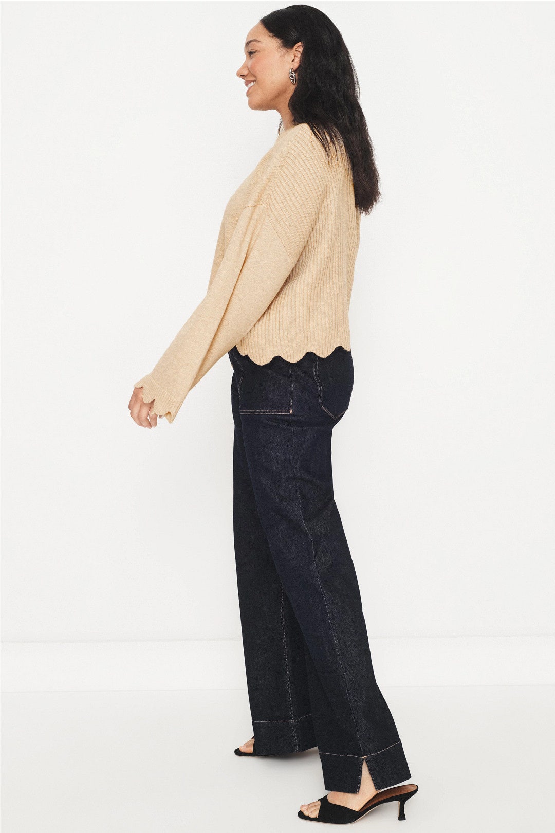 Scallop Trimmed Crew Neck Sweater by 3.1 Phillip Lim 6